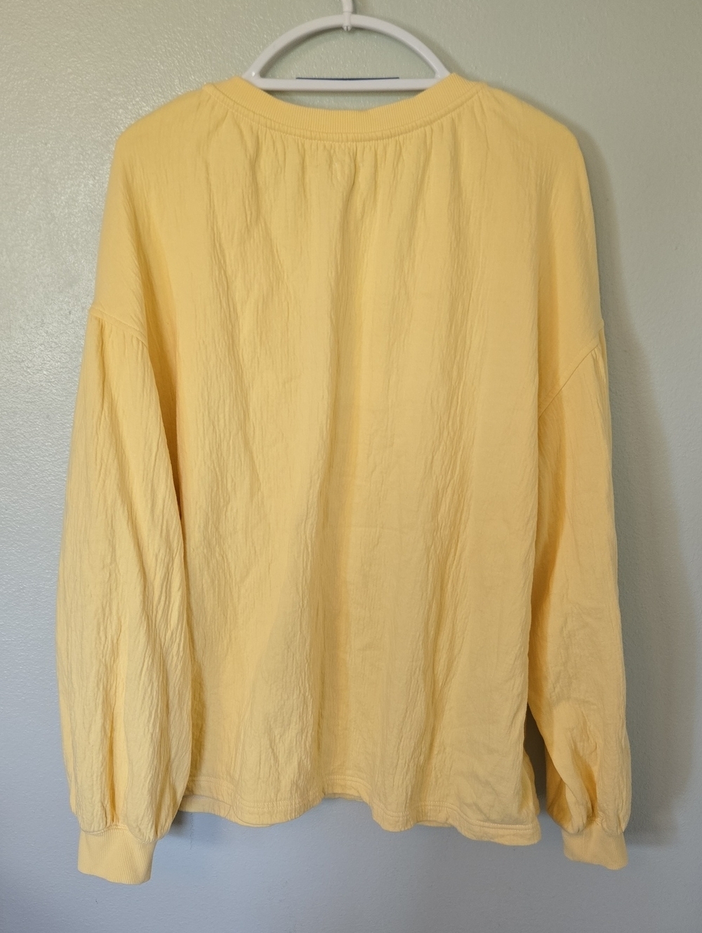 Aerie | Butter Yellow Easy Street Sweatshirt Size Large - Picture 4 of 10